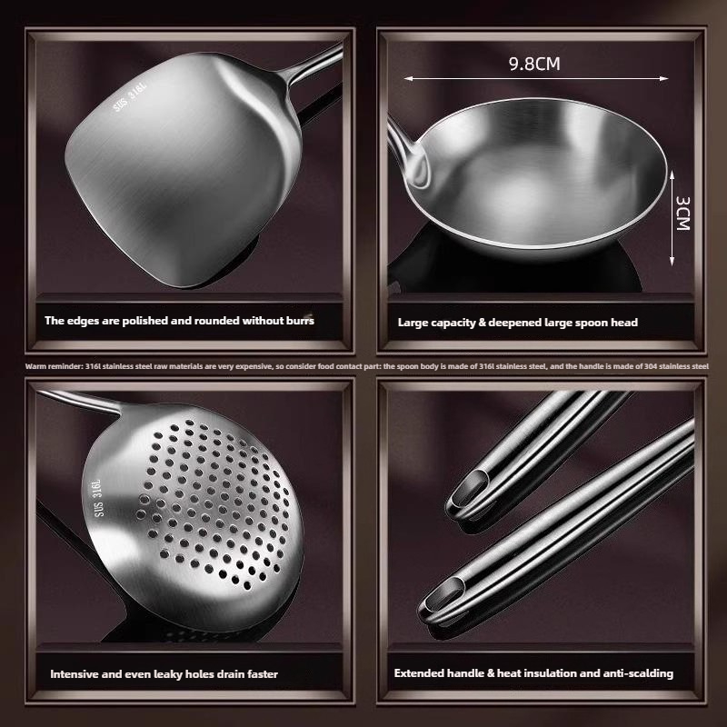 Food Stainless Steel Wok Spatu - Okonomiyaki Spatula บทวิจารณ์และราคา