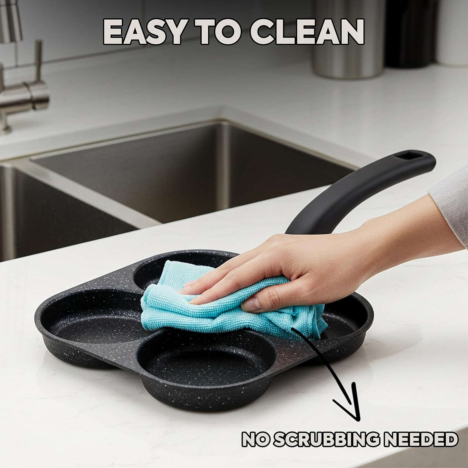 Egg Frying Pan Nonstick Pancak - Egg Waffle Pan บทวิจารณ์และราคา