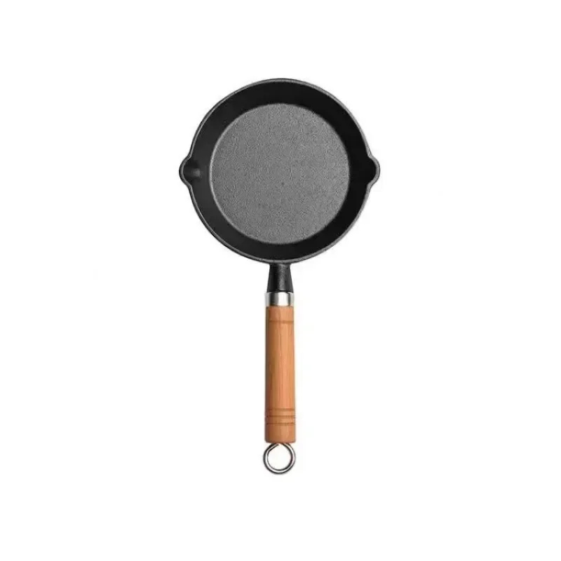 20cm Cast Iron Skillet Wooden  - Egg Waffle Pan บทวิจารณ์และราคา