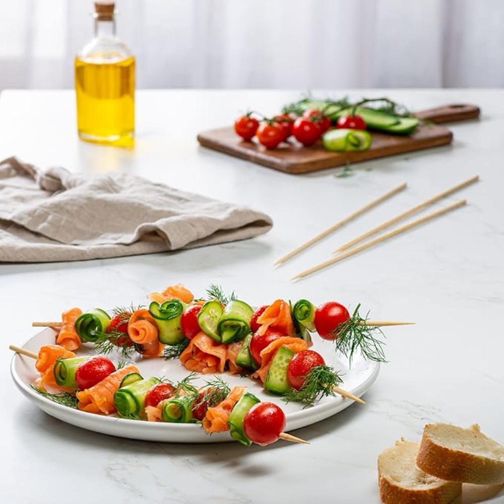 90-1350Pcs BBQ Skewers Bamboo  - Corn Dog Stick บทวิจารณ์และราคา